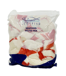 seafood salad mix packet no background