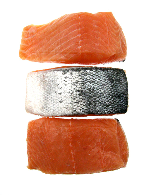 Salmon Portions Skin On (IVP) 200gm