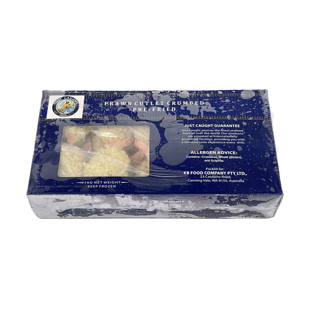 Prawns Crumbed Cutlets 1kg Box
