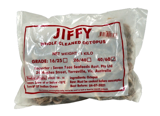 baby octopus packet no background