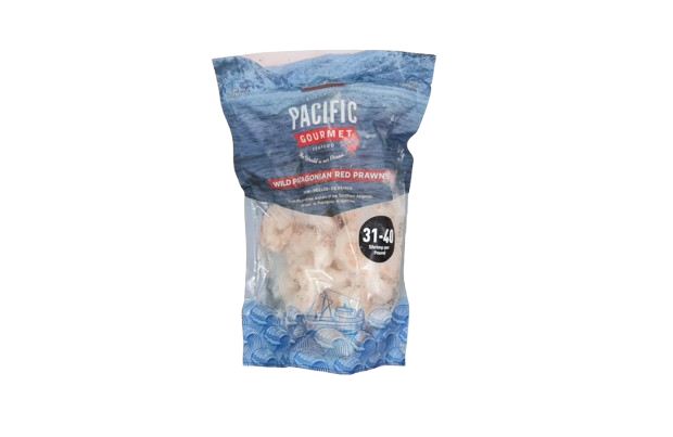 bag of prawn meat no background