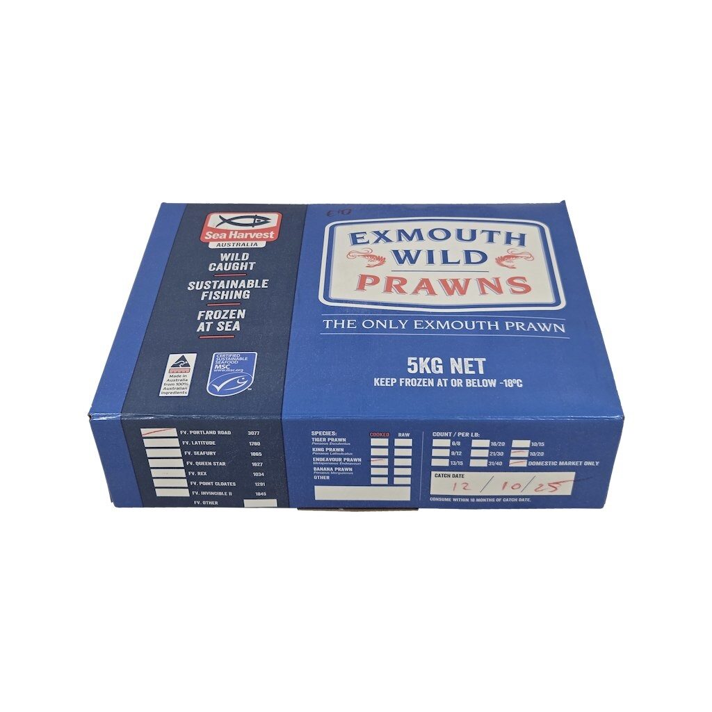 Prawns Cooked Endeavour 5kg Ctn