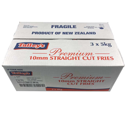 Talleys Straight Cut French Fries 5kg Bag