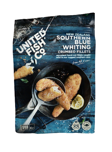 Crumbed Blue Whiting Fillets 800g Bag