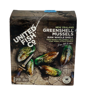 Greenshell™ Whole Mussels 10kg Ctn