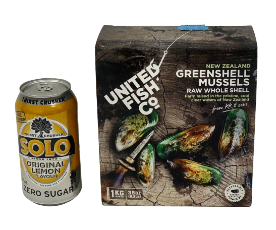 Greenshell™ Whole Mussels 1kg Box