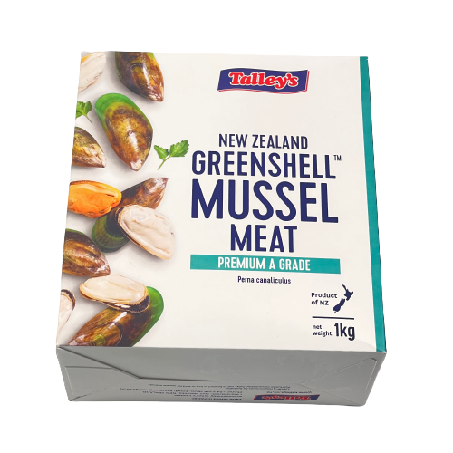 mussel meat box no background