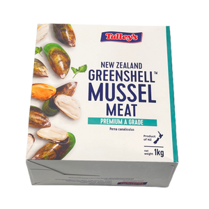 mussel meat box no background