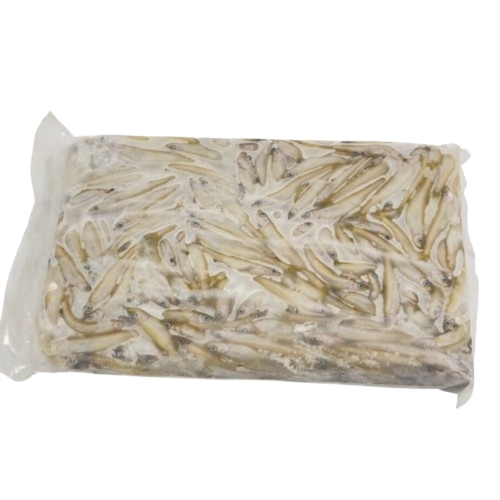 A 1kg bag of frozen whitebait