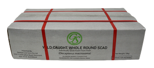 Round Scad Whole 10kg Carton