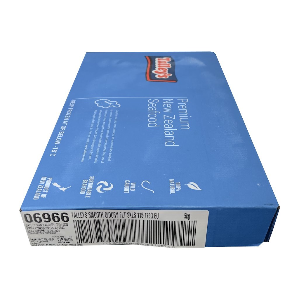 Smooth Dory Fillets Skinless 5kg