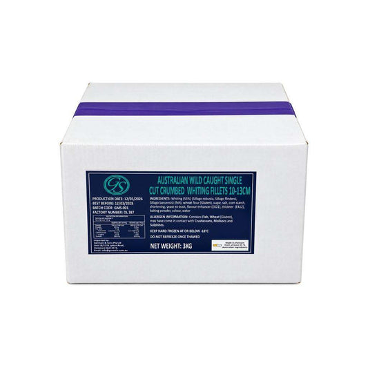 Single Crumbed Whiting 3kg