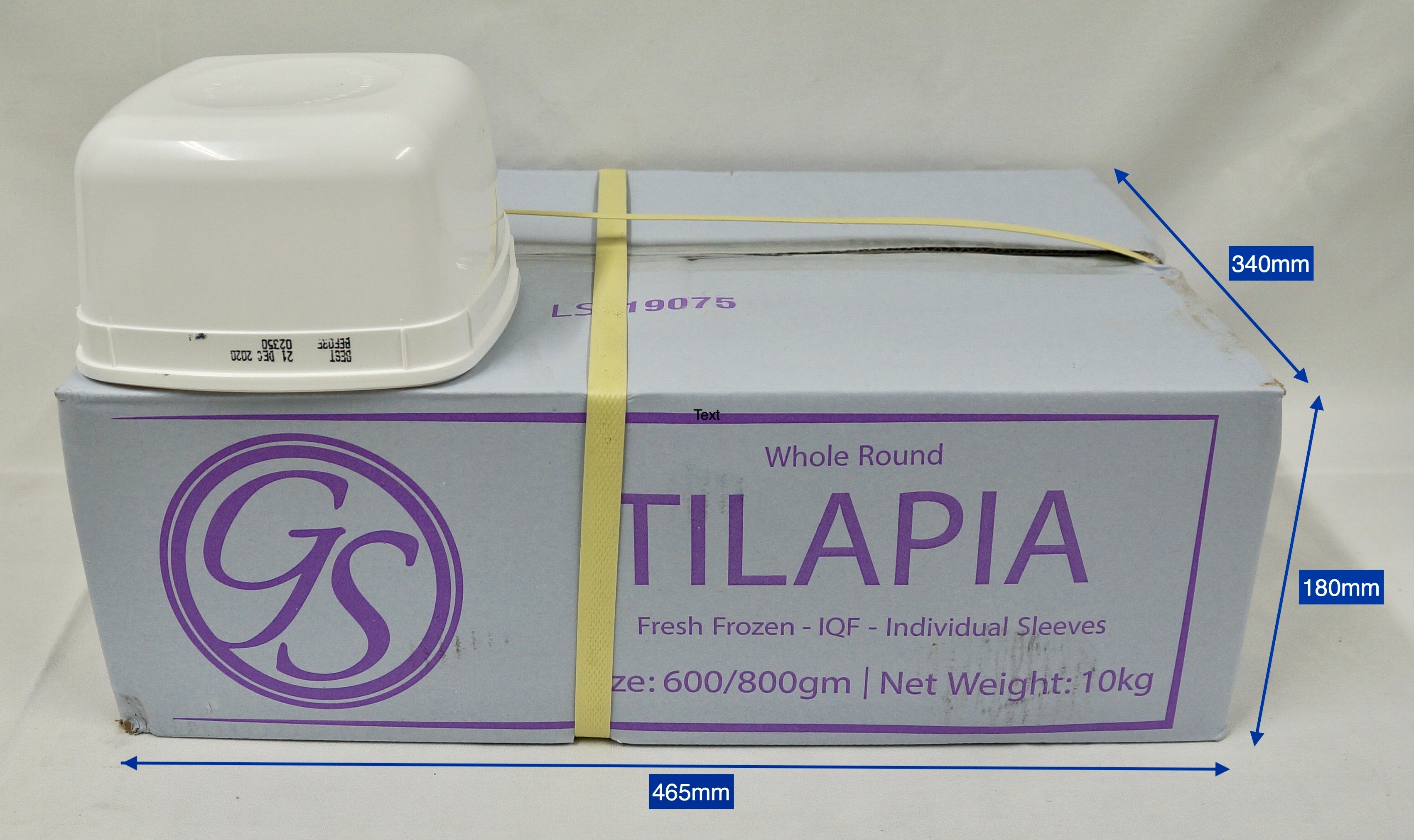 Tilapia Whole Round IWP 10kg Ctn