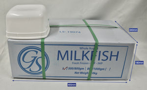 Whole Milkfish 10kg Ctn