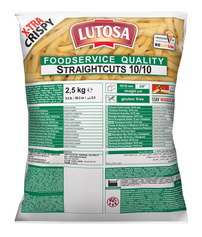 bag of straight cut fries 10mm