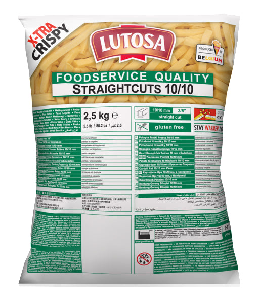 bag of straight cut fries 10mm